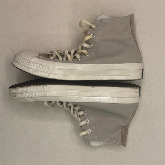 Converse Chuck 70 High Shoes Casual Sneakers Beach Stone Canvas - Picture 3 of 3